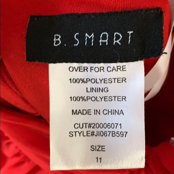 Red semi formal dress size 11 - Picture 5 of 5